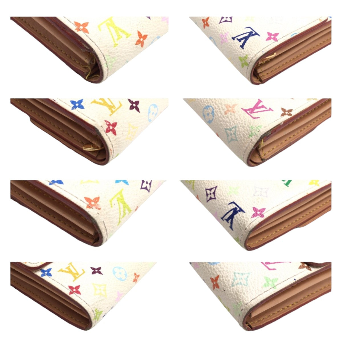 11272
LOUIS VUITTON ルイヴィトン モノグラム マルチ ポルトフォイユサラ ブロン ホワイト ゴールド金具 PVC M93532 長財布 ロングウォレット  レディース