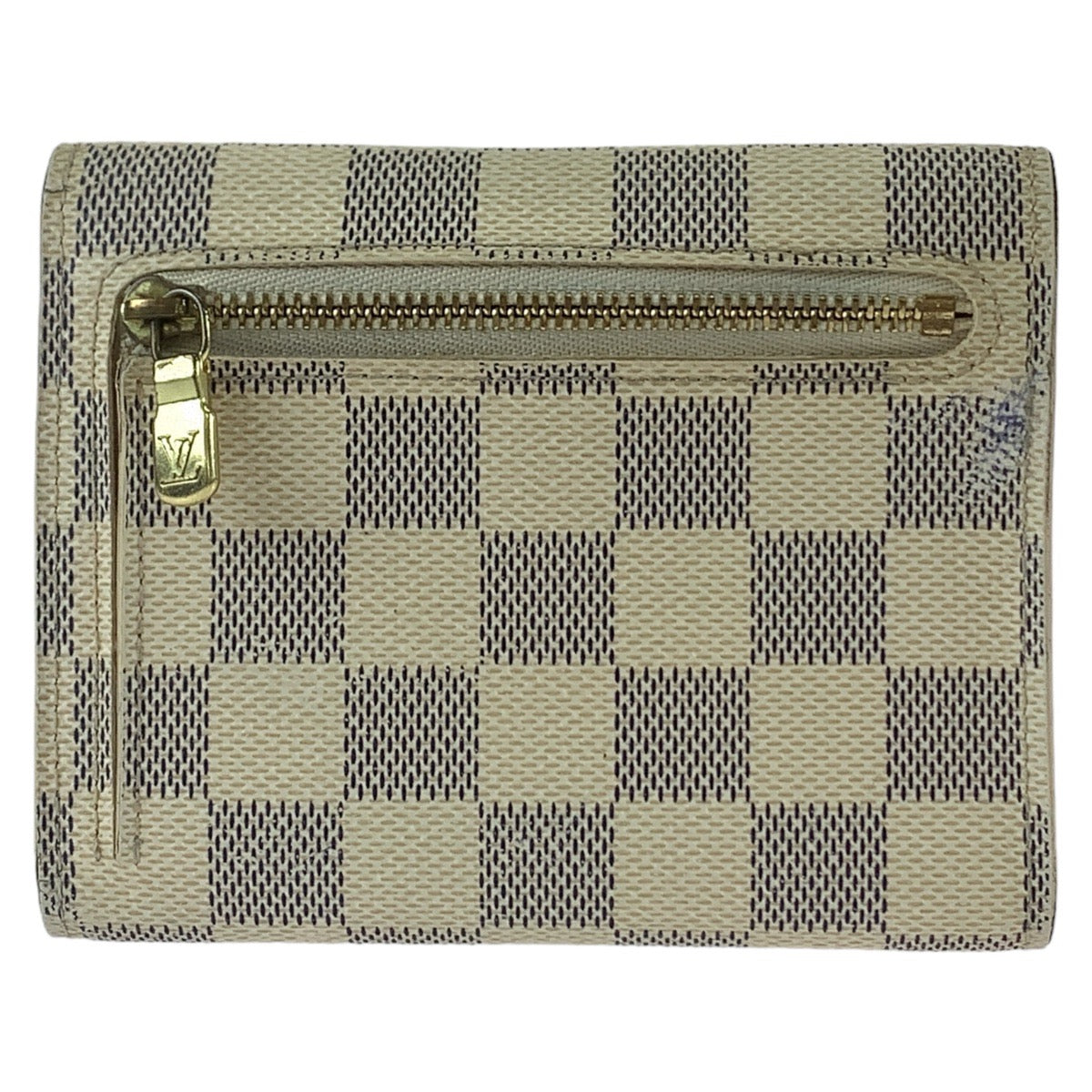 11274
LOUIS VUITTON ルイヴィトン ダミエ アズール ポルトフォイユ コアラ ホワイト ゴールド金具 PVC N60013 折財布 コンパクトウォレット  レディース