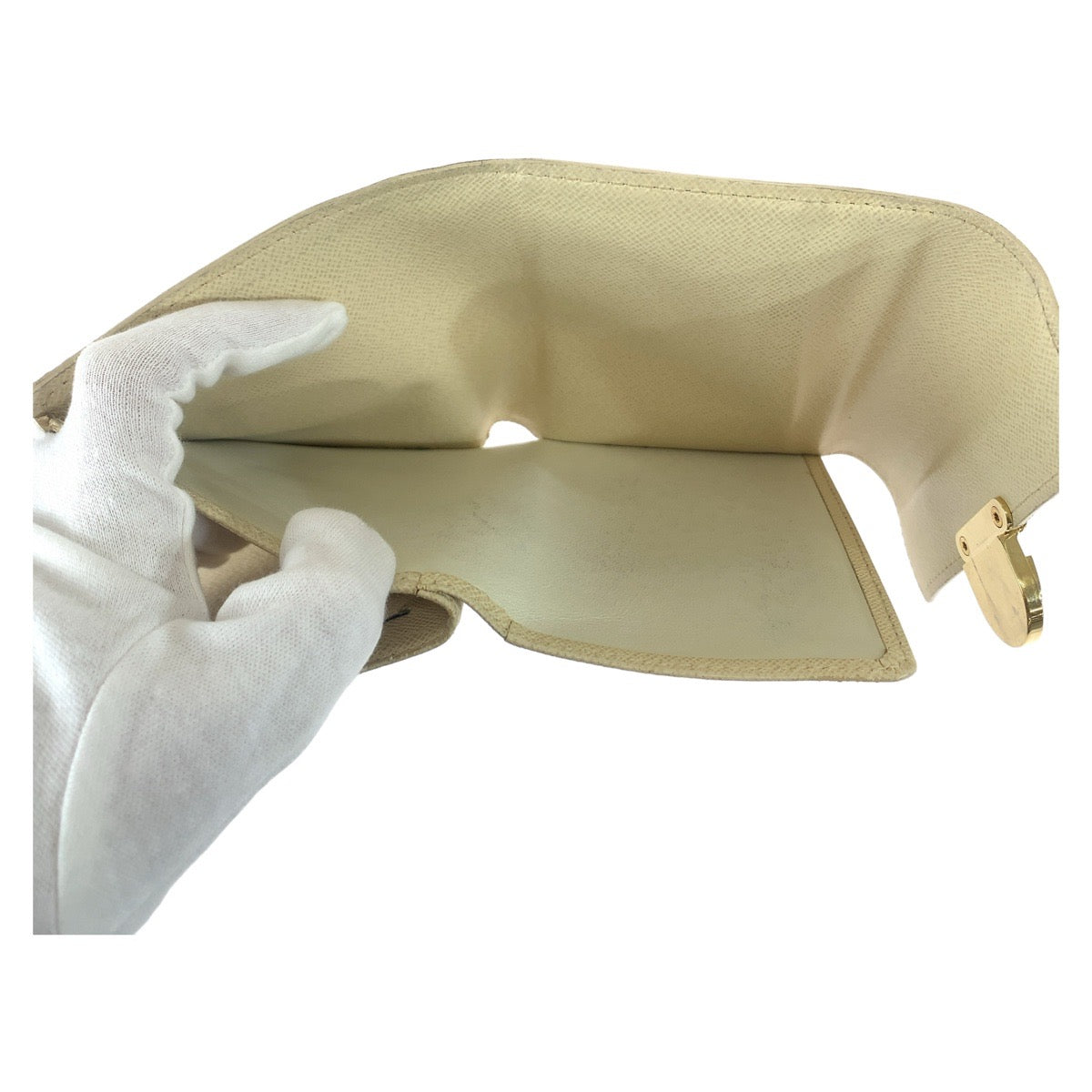 11274
LOUIS VUITTON ルイヴィトン ダミエ アズール ポルトフォイユ コアラ ホワイト ゴールド金具 PVC N60013 折財布 コンパクトウォレット  レディース