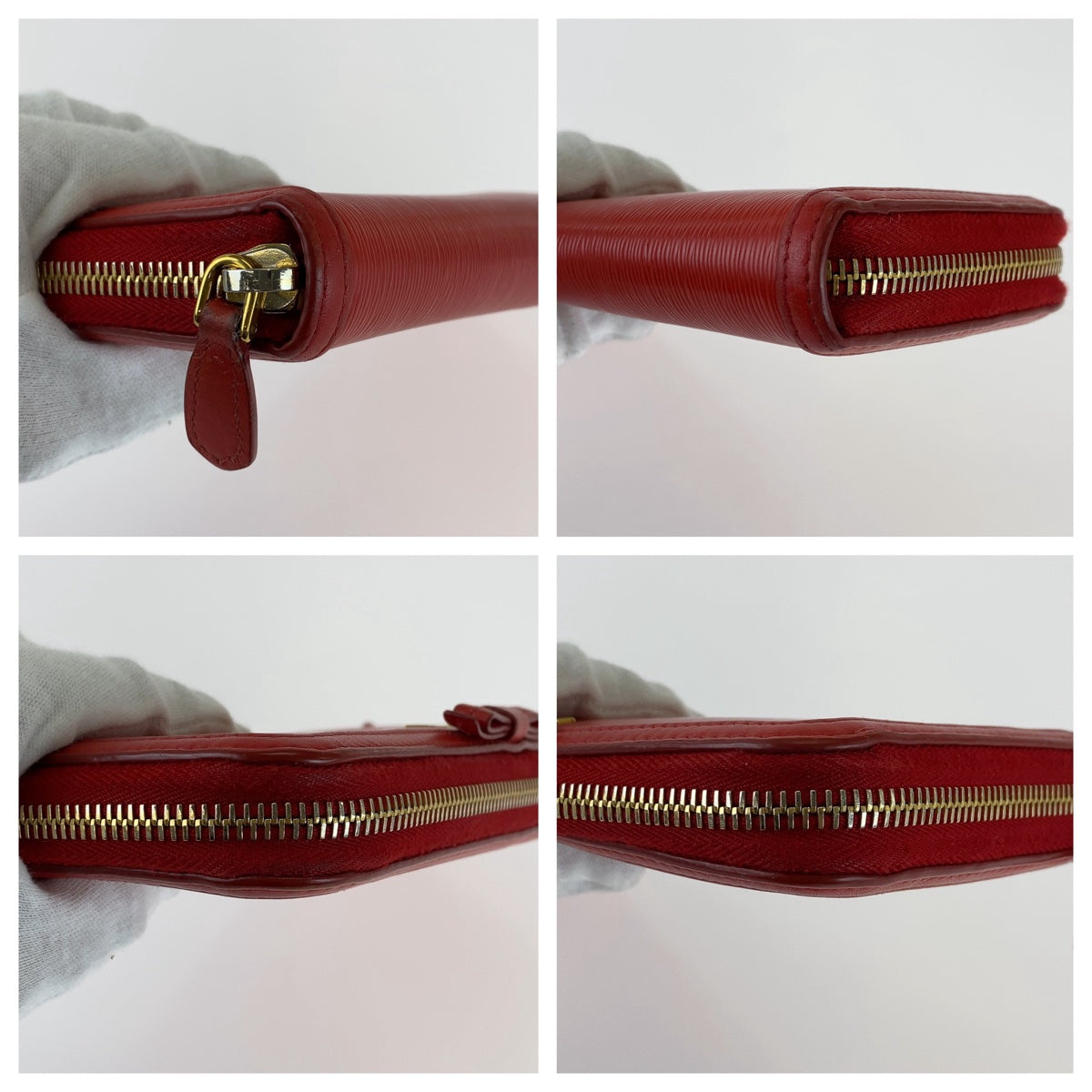 12456
PRADA プラダ リボン レッド ゴールド金具 レザー 長財布 ロングウォレット  レディース