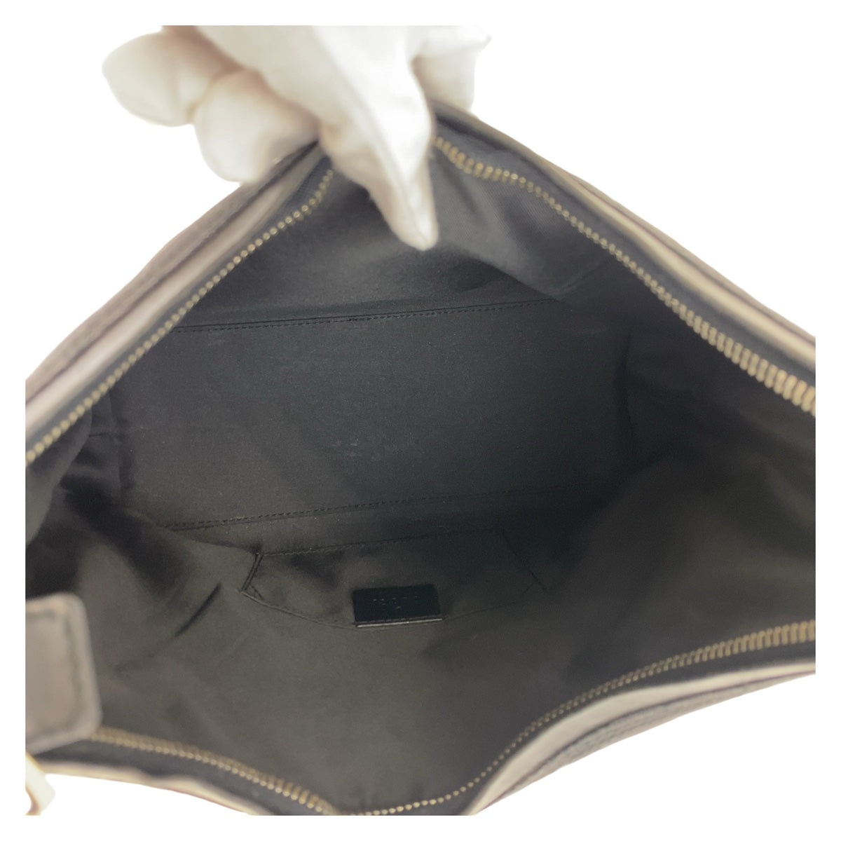 GUCCI グッチ ホーボー GG柄 ブラック 黒 シルバー金具 GGキャンバス / レザー 000.0602 ショルダーバッグ  レディース