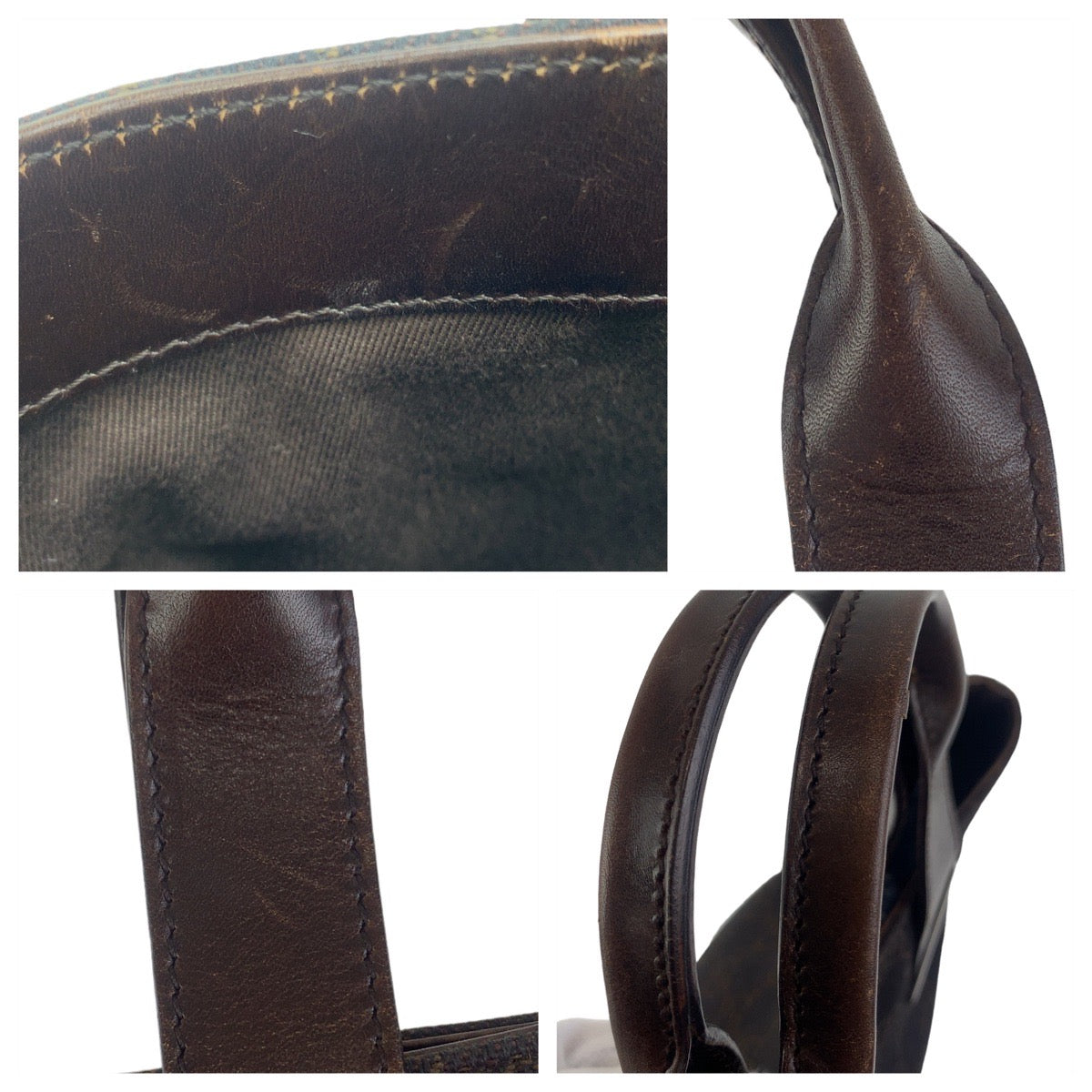 11283
GUCCI グッチ GG柄 ブラウン シルバー金具 GGキャンバス / レザー 73984 トートバッグ ハンドバッグ  レディース