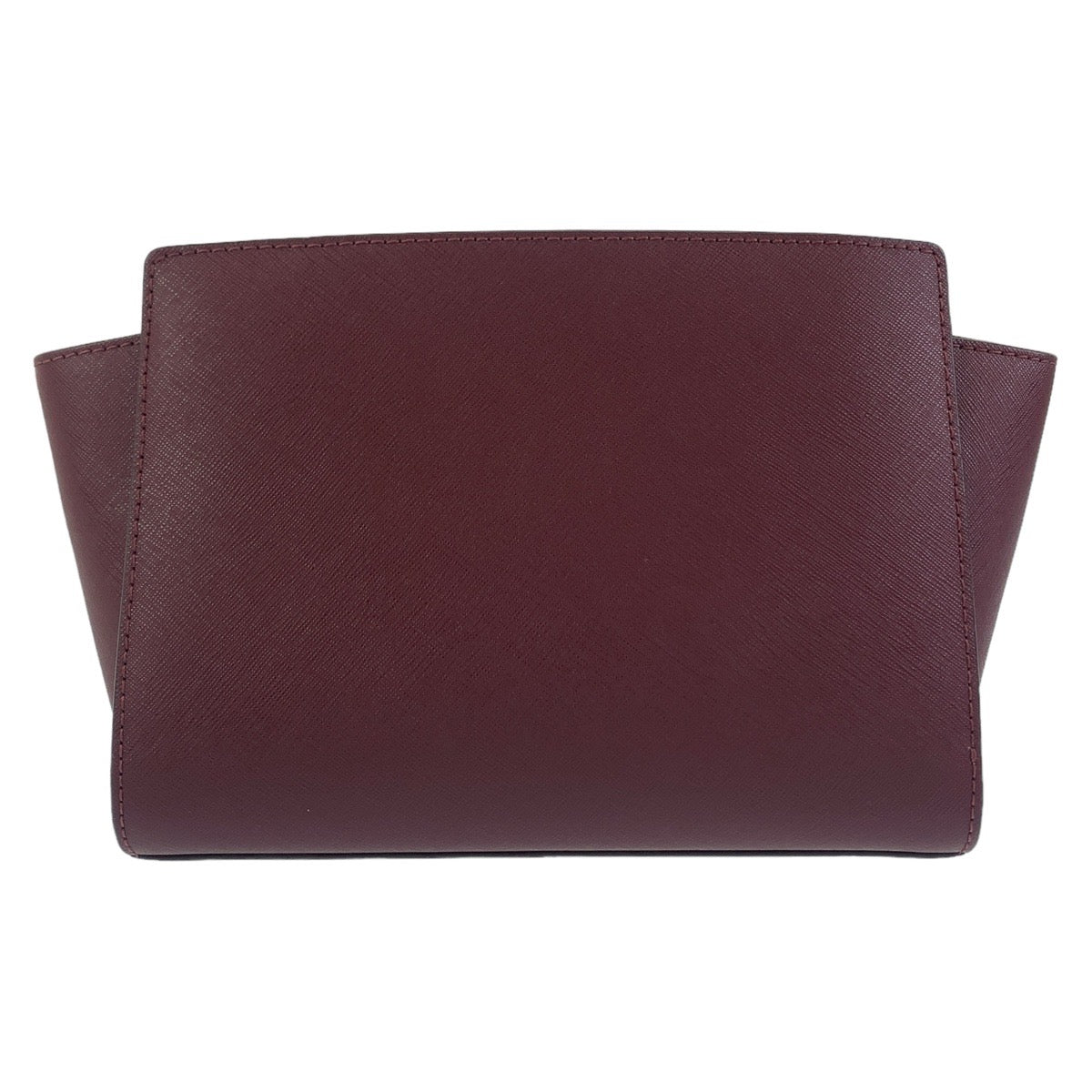 11284
Michael Kors マイケルコース セルマ ワインレッド ゴールド金具 レザー 斜め掛け ショルダーバッグ ポシェット  レディース