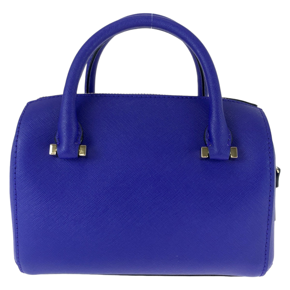 11291
Kate Spade ケイトスペード ブルー レッド ゴールド金具 レザー ハンドバッグ ミニボストンバッグ  レディース