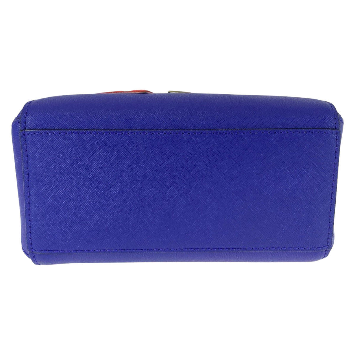 11291
Kate Spade ケイトスペード ブルー レッド ゴールド金具 レザー ハンドバッグ ミニボストンバッグ  レディース