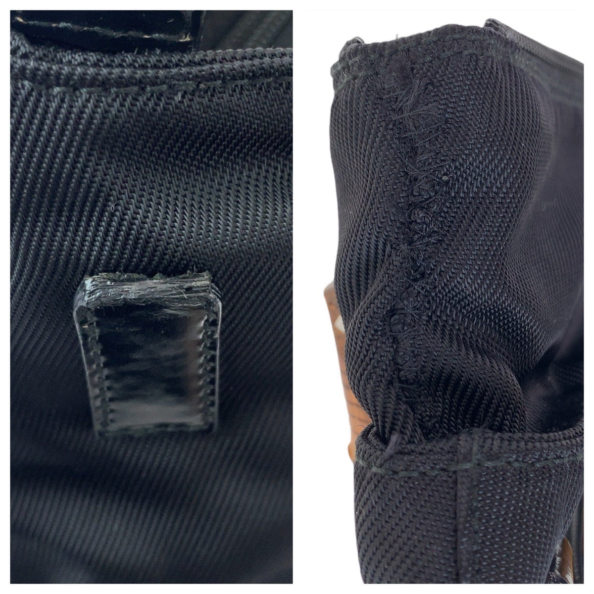 12863
GUCCI グッチ バンブー ブラック シルバー金具 ナイロン / バンブー 002 2122 ハンドバッグ  レディース