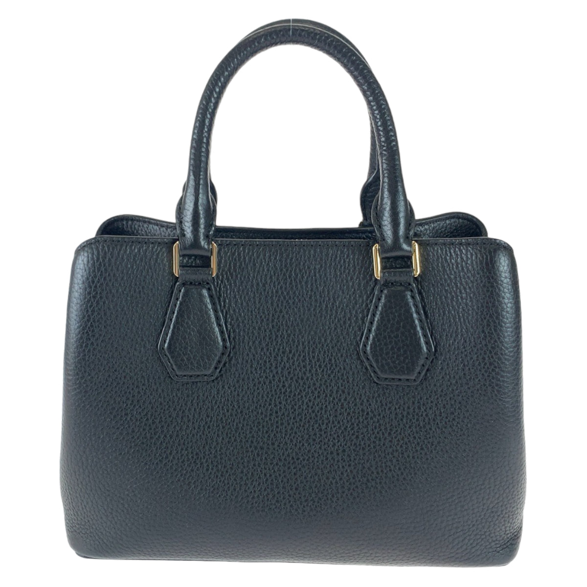 11305
Michael Kors マイケルコース ブラック 黒 ゴールド金具 レザー ショルダーバッグ ハンドバッグ  レディース