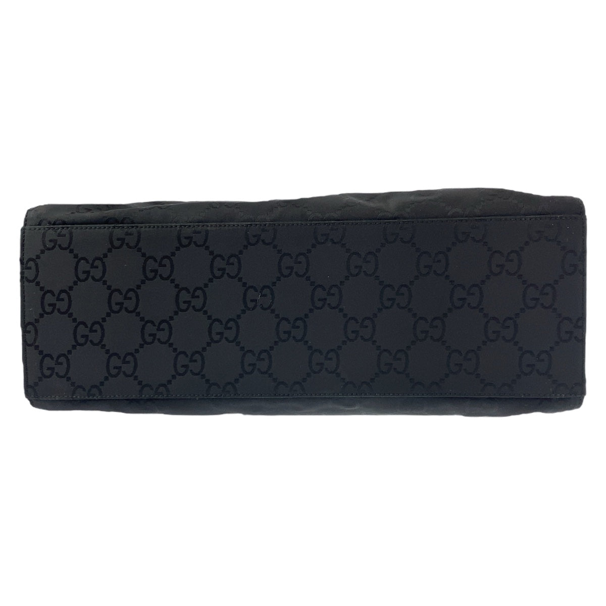 11309
GUCCI グッチ バンブー GG柄 ブラック シルバー金具 ナイロン 21010 トートバッグ ハンドバッグ  レディース