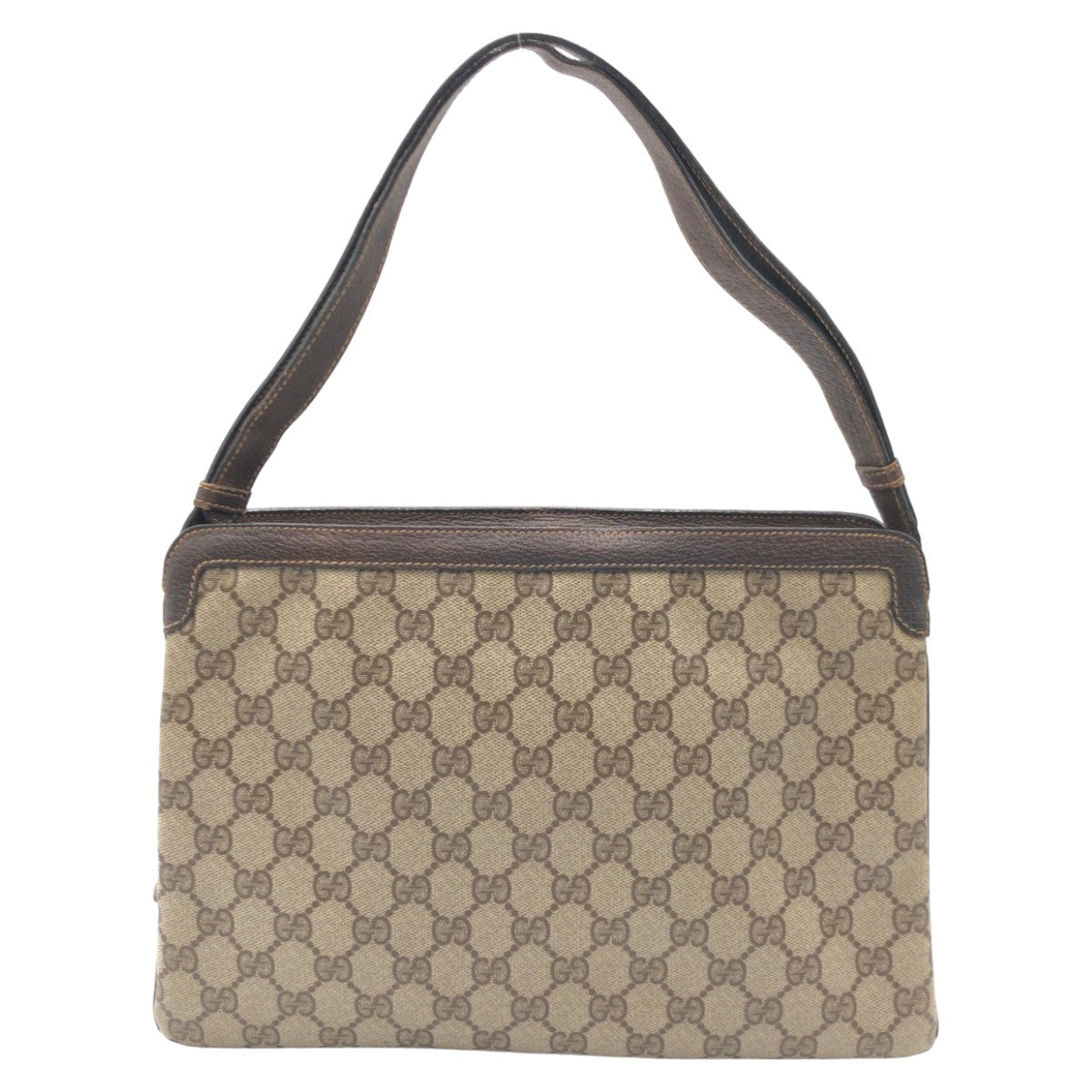 11312
GUCCI グッチ ヴィンテージ シェリー オールドグッチ ブラウン GGスプリームキャンバス 523354 ショルダーバッグ 肩掛け  レディース
