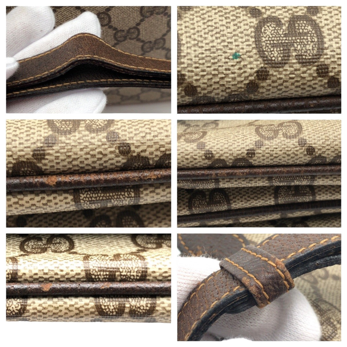 11312
GUCCI グッチ ヴィンテージ シェリー オールドグッチ ブラウン GGスプリームキャンバス 523354 ショルダーバッグ 肩掛け  レディース