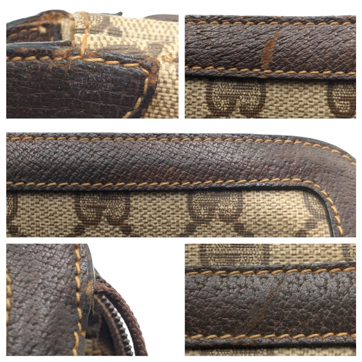 11312
GUCCI グッチ ヴィンテージ シェリー オールドグッチ ブラウン GGスプリームキャンバス 523354 ショルダーバッグ 肩掛け  レディース