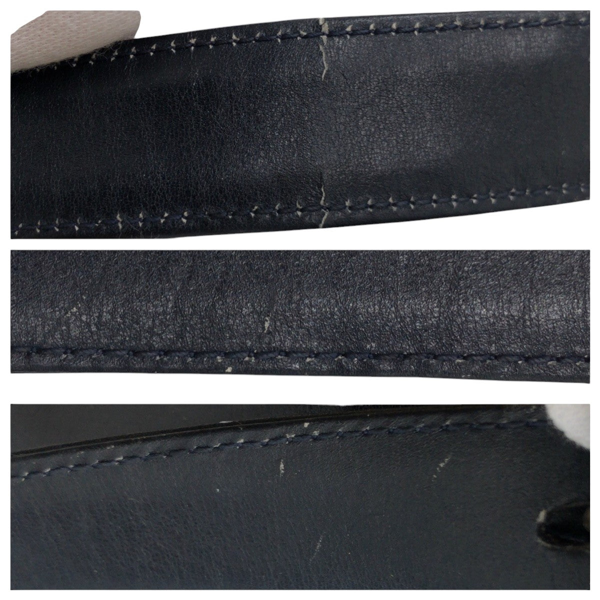 12865
GUCCI グッチ ヴィンテージ オールドグッチ ネイビー ゴールド金具 GGスプリームキャンバス ショルダーバッグ  レディース
