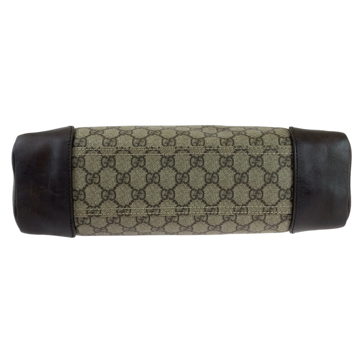 12450
GUCCI グッチ GG柄 ブラウン グレー シルバー金具 GGスプリームキャンバス 110054 斜め掛け ショルダーバッグ メッセンジャーバッグ  レディース