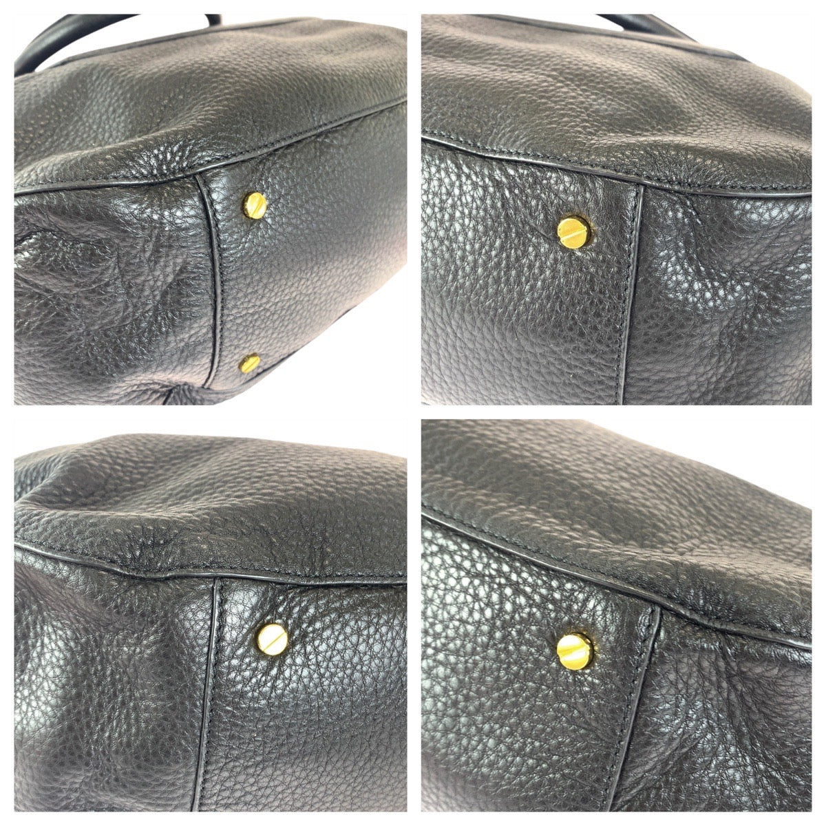 12446
Tory Burch トリーバーチ アマンダ ブラック 黒 ゴールド金具 レザー トートバッグ ショルダーバッグ 2way  レディース
