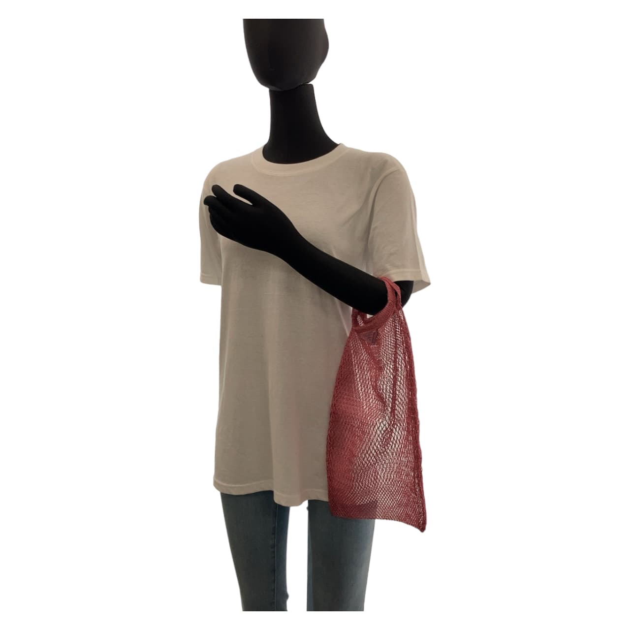11333
PRADA プラダ 三角ロゴ ピンク ラメ ナイロン ハンドバッグ メッシュバッグ  レディース