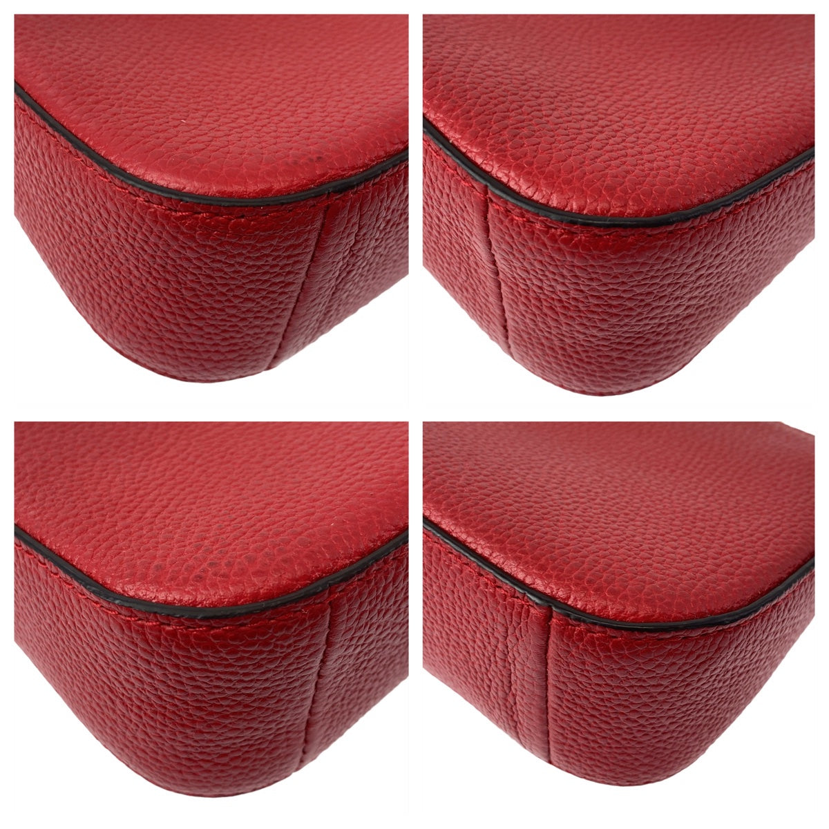 11338
Michael Kors マイケルコース ジェットセットミディアム レッド ゴールド金具 レザー チェーンショルダーバッグ ハンドバッグ レディース SA6400