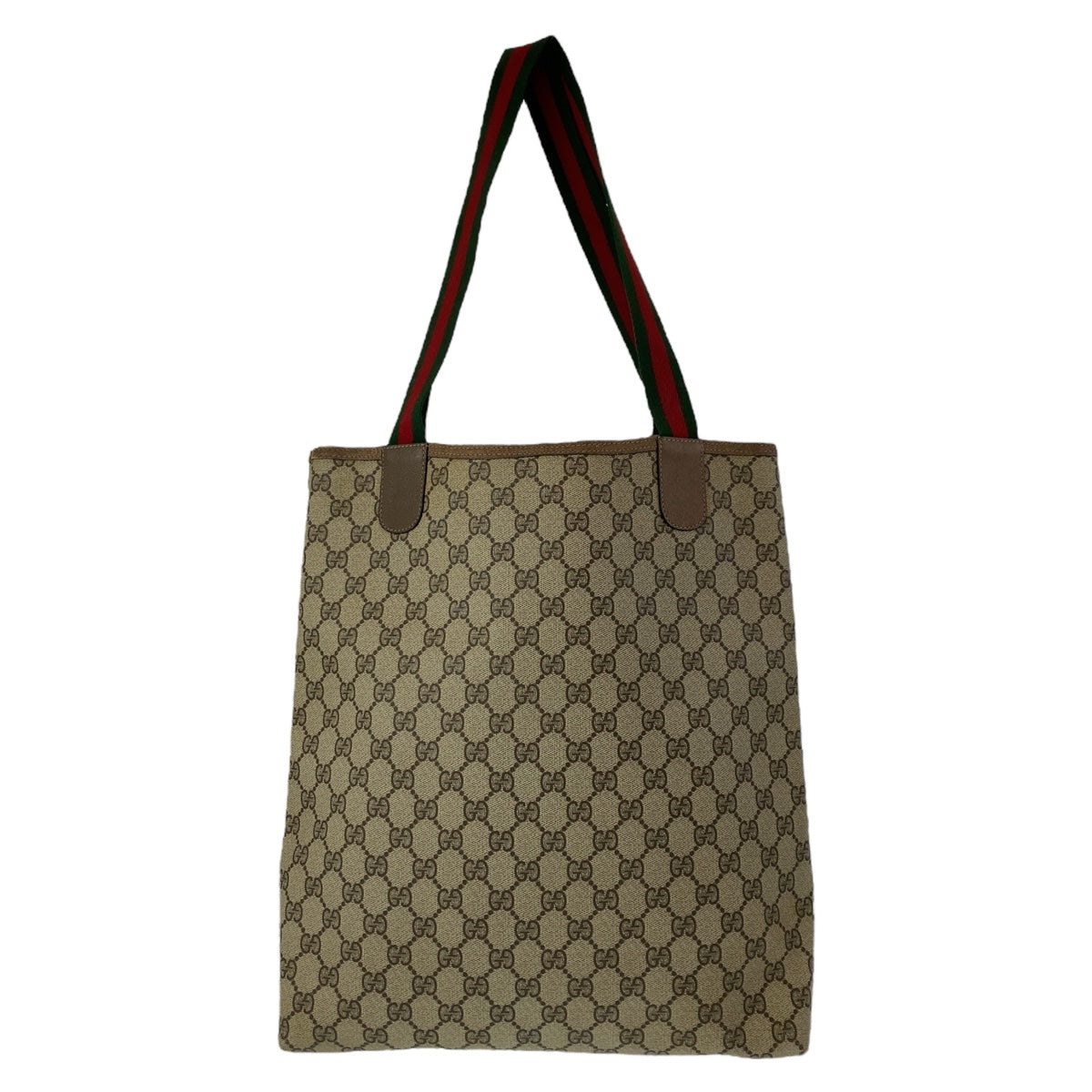GUCCI グッチ ヴィンテージ オールドグッチ シェリーライン ベージュ ブラウン GGスプリームキャンバス 3902003 トートバッグ ショルダーバッグ  レディース