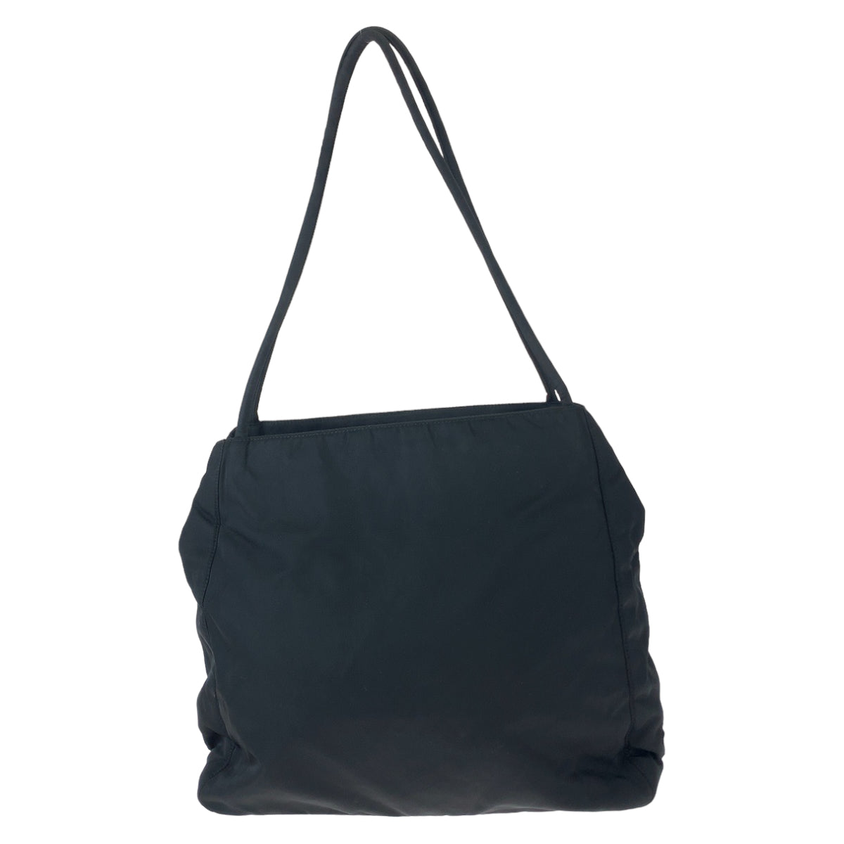 18016
PRADA プラダ テスート 三角ロゴプレート ブラック シルバー金具 ナイロン トートバッグ ハンドバッグ  レディース ABP35