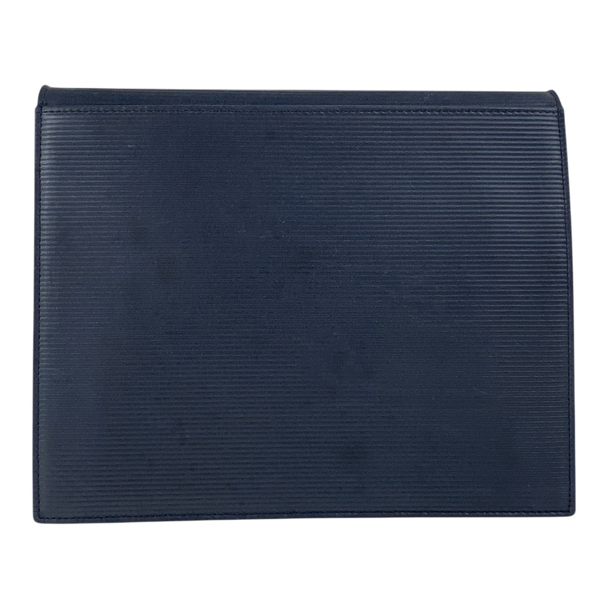 11349
YVES SAINT LAURENT イヴ サンローラン ロゴ型押し ブラック 黒 シルバー金具 レザー ショルダーバッグ 肩掛け  レディース