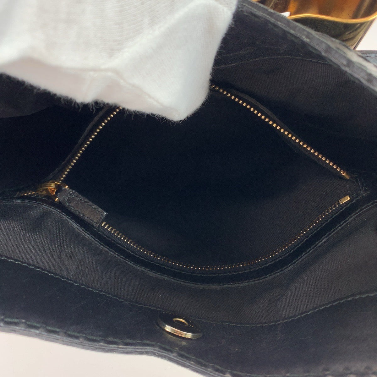 11369
GUCCI グッチ クイーン ホーボー ブラック 黒 ゴールド金具 GGキャンバス / レザー 189885 ショルダーバッグ ハンドバッグ  レディース