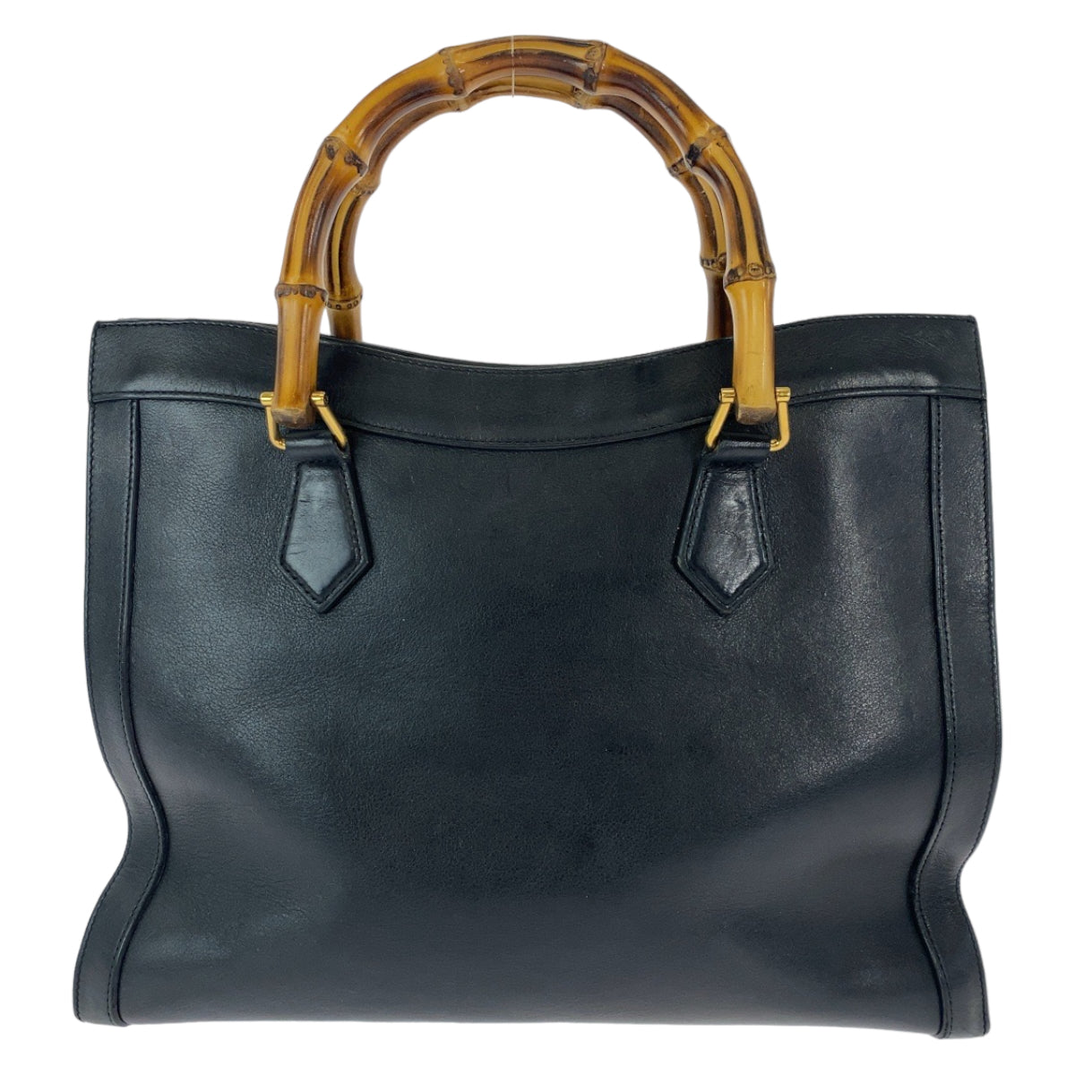 12345
GUCCI グッチ バンブー ダイアナ ブラック 黒 ゴールド金具 レザー 655658 トートバッグ ショルダーバッグ ハンドバッグ 2way  レディース AB100