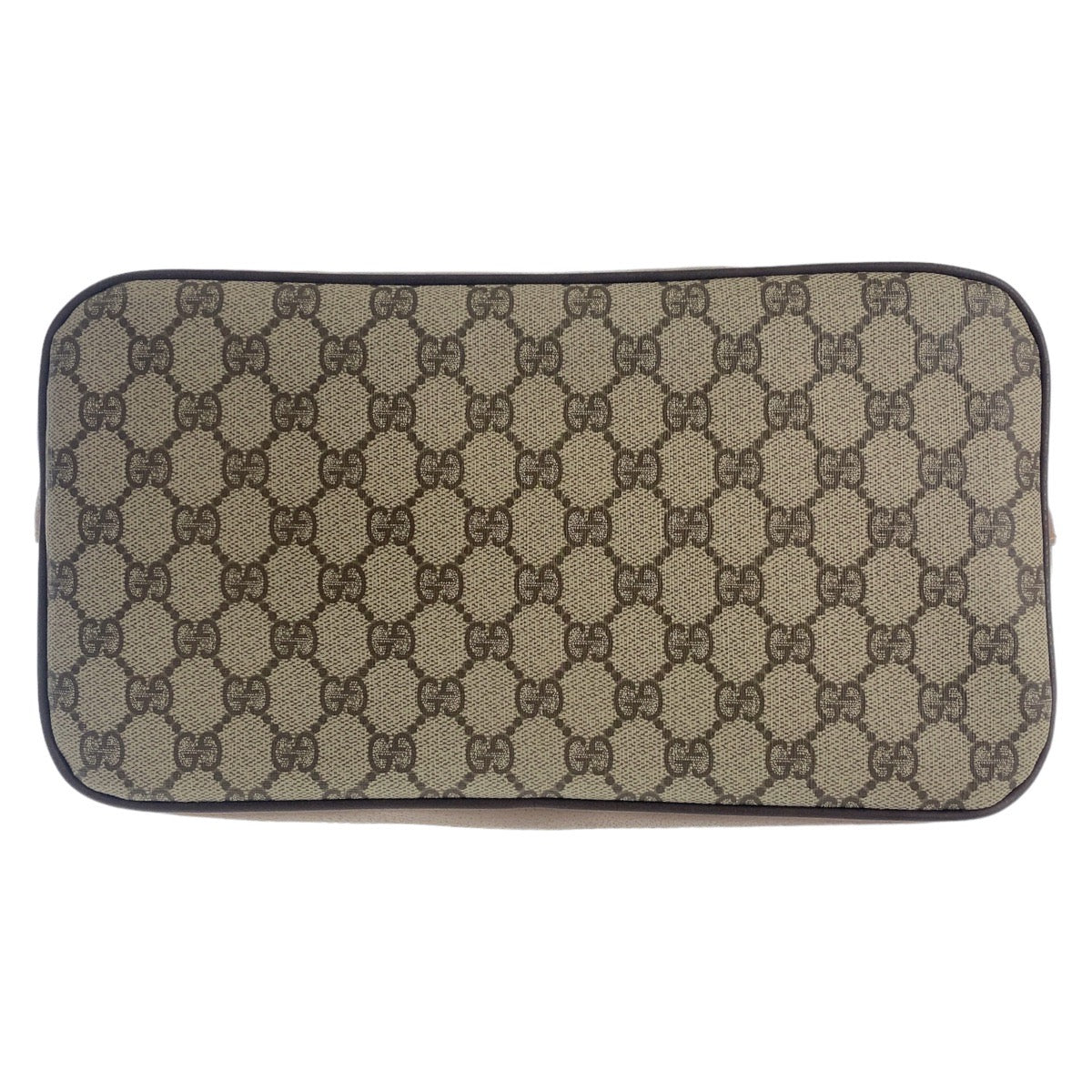 GUCCI グッチ ヴィンテージ インターロッキング ブラウン ゴールド金具 GGスプリームキャンバス / レザー 7009 97 000 ハンドバッグ  レディース