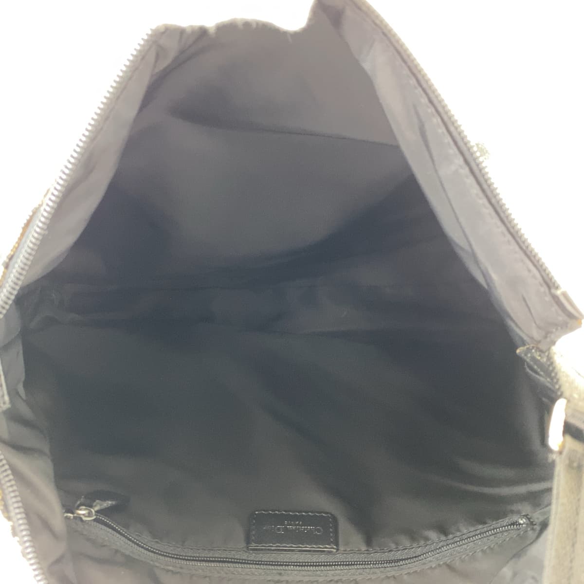 11388
Dior ディオール トロッター ネイビー グレー シルバー金具 キャンバス ショルダーバッグ メッセンジャーバッグ  レディース