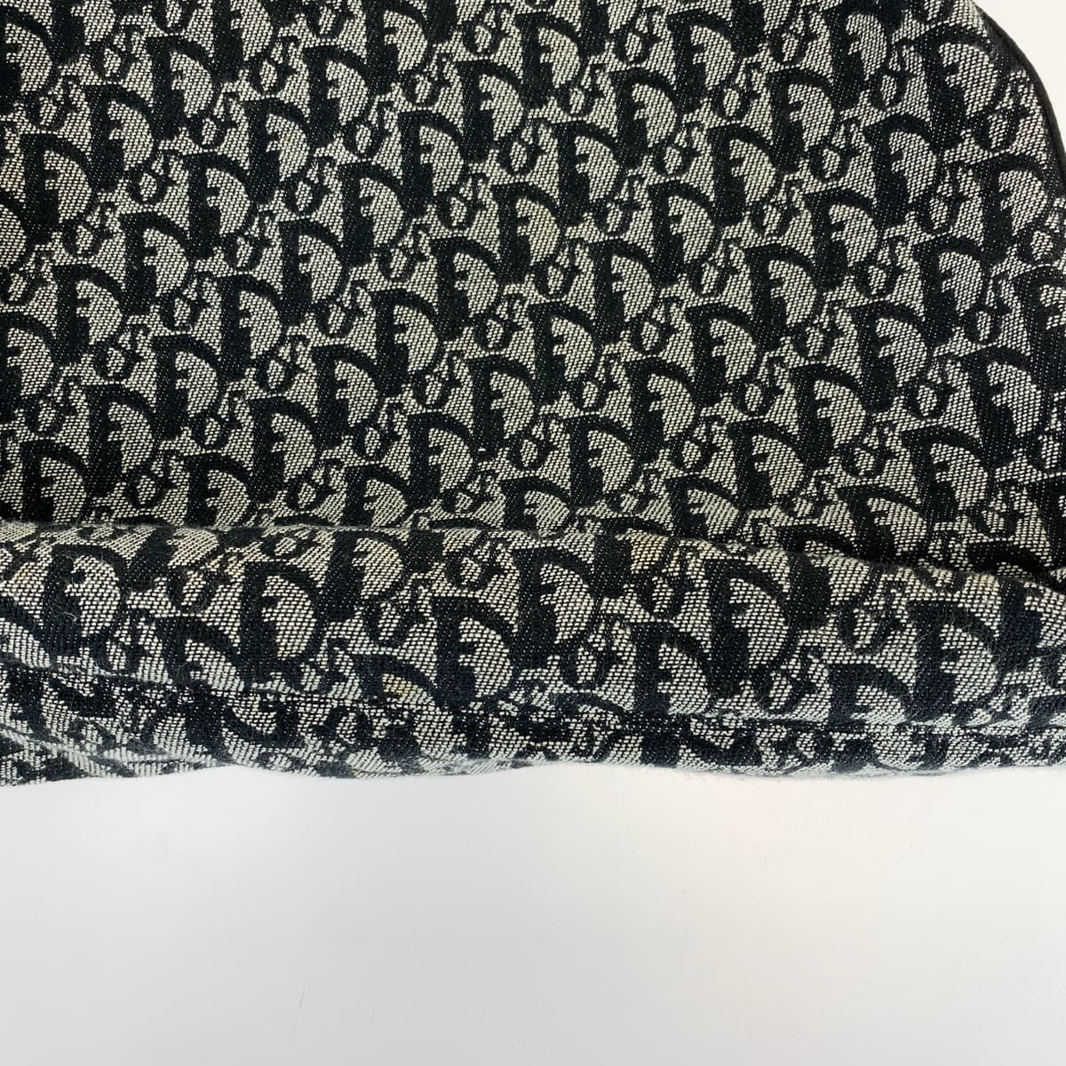 11388
Dior ディオール トロッター ネイビー グレー シルバー金具 キャンバス ショルダーバッグ メッセンジャーバッグ  レディース