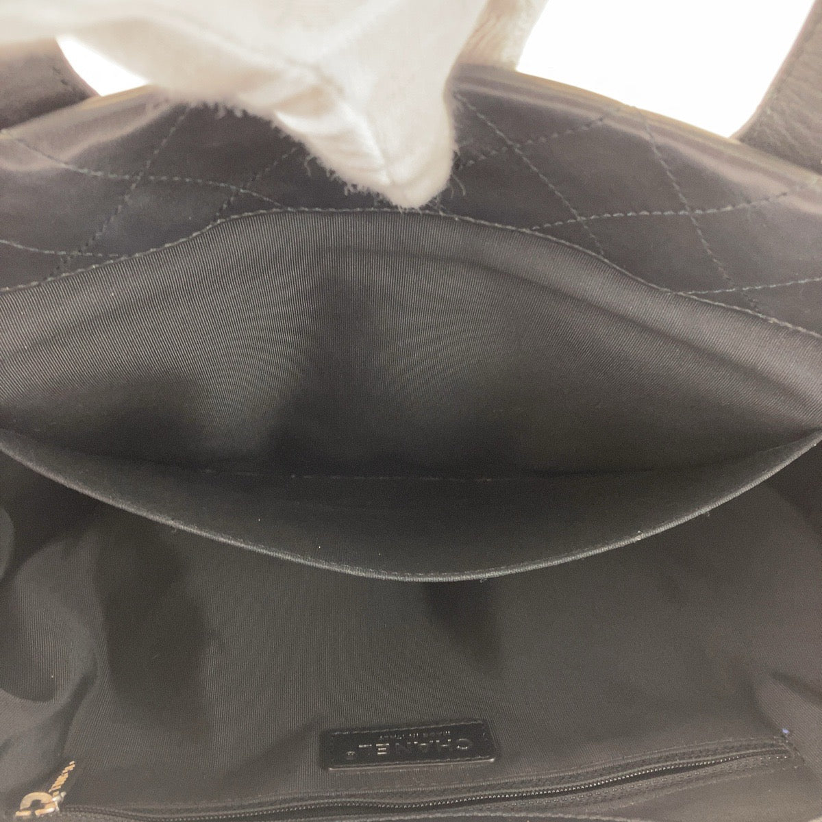 11391
CHANEL シャネル マトラッセ ココマーク ブラック 黒 シルバー金具 ラムスキン トートバッグ チェーンショルダーバッグ  レディース