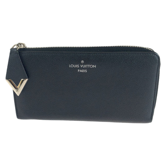 11400
LOUIS VUITTON ルイヴィトン ポルトフォイユ コメット ノワール ブラック 黒 シルバー金具 レザー M60146 長財布 ロングウォレット  レディース