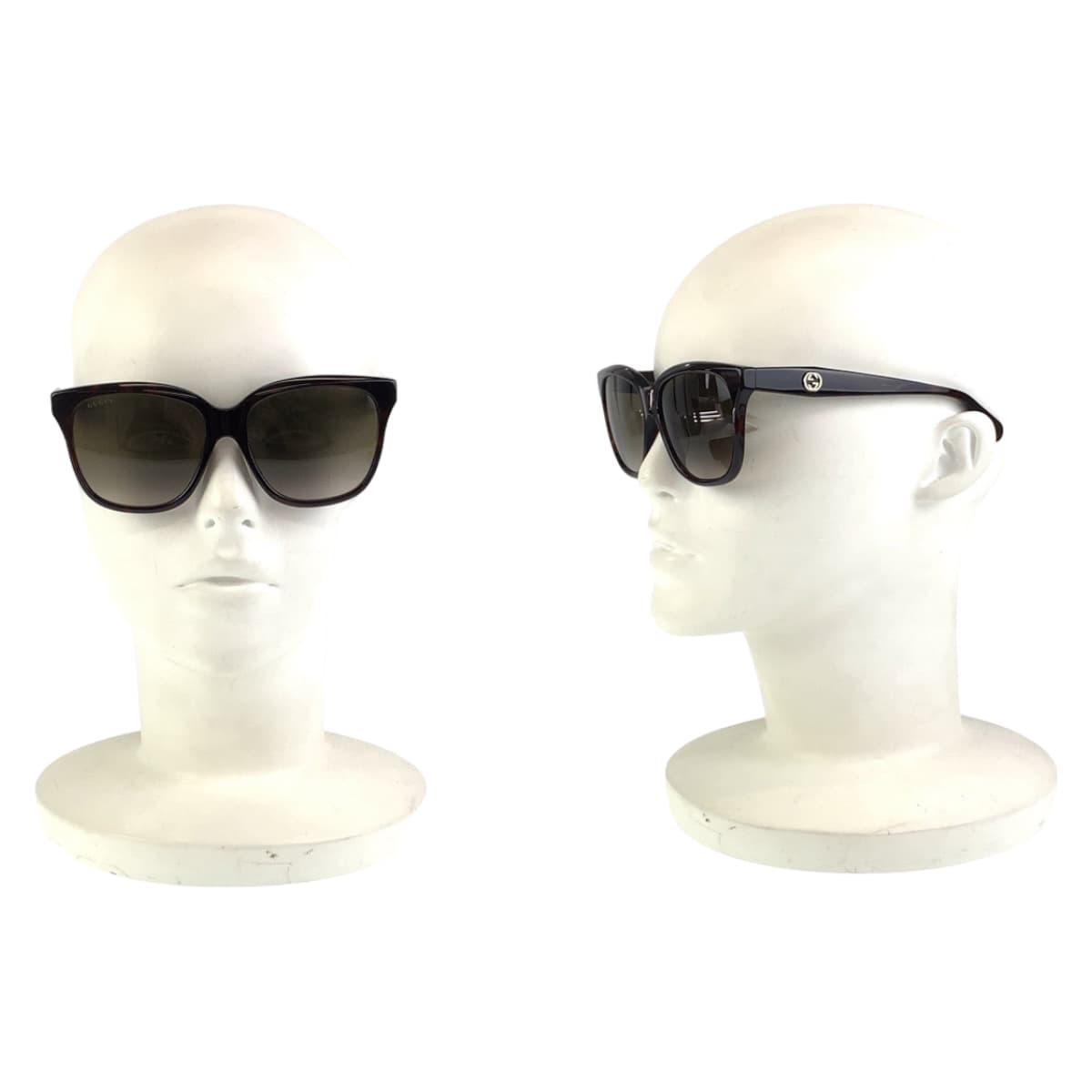 11424
GUCCI グッチ インターロッキング ブラウン ゴールド金具 プラスチック GG0800SA 003 56□16-145 サングラス 男女兼用 ウェリントン  メンズ