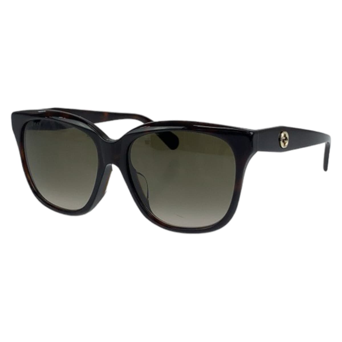 11424
GUCCI グッチ インターロッキング ブラウン ゴールド金具 プラスチック GG0800SA 003 56□16-145 サングラス 男女兼用 ウェリントン  メンズ