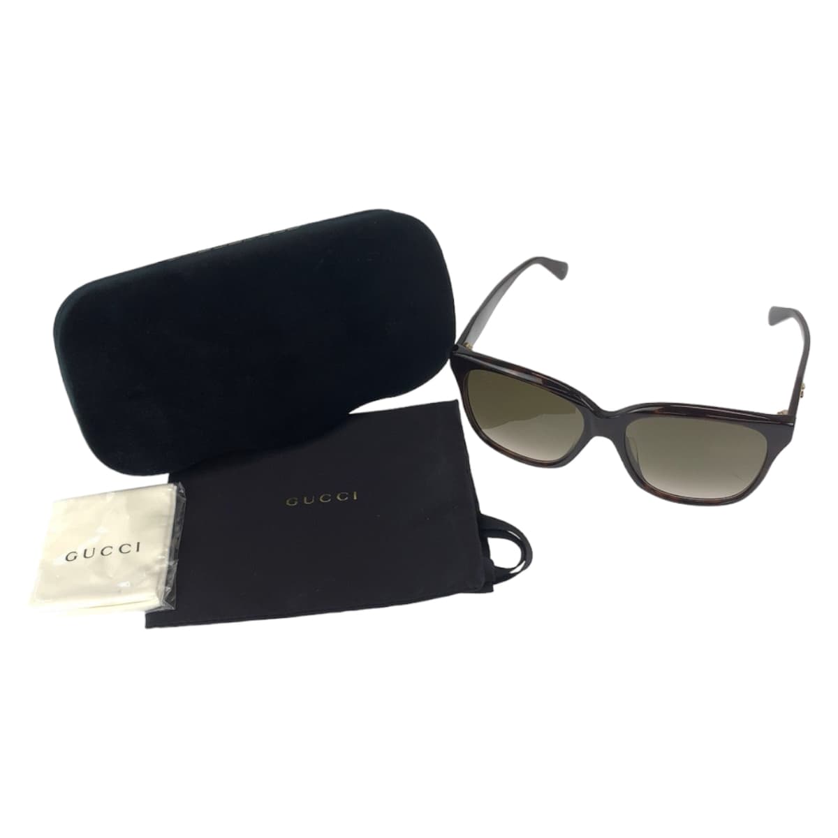 11424
GUCCI グッチ インターロッキング ブラウン ゴールド金具 プラスチック GG0800SA 003 56□16-145 サングラス 男女兼用 ウェリントン  メンズ