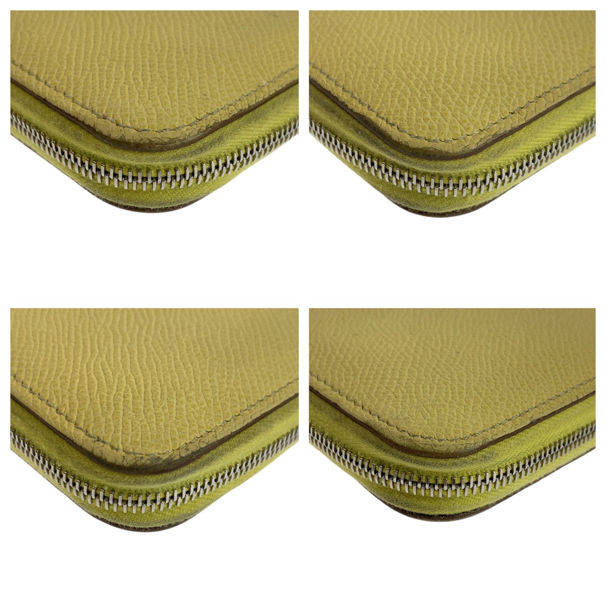 11438
HERMES エルメス アザップロング シルクイン ジョーヌプッサン イエロー シルバー金具 ヴォーエプソン 長財布 ロングウォレット X刻印  レディース