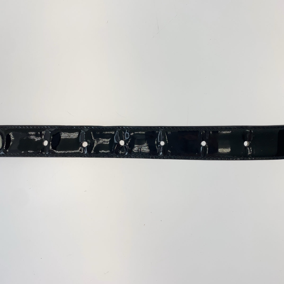CHANEL シャネル ヴィンテージ ココマーク 70cm/28インチ ブラック 黒 ゴールド金具 エナメル ベルト  レディース