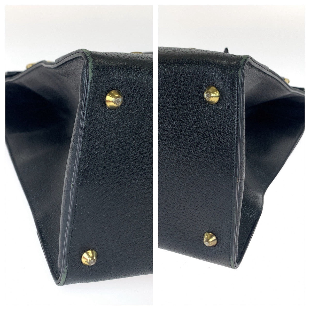 GUCCI グッチ 男女兼用 ブラック 黒 ゴールド金具 GGキャンバス / レザー 115531 トートバッグ ビジネスバッグ  メンズ