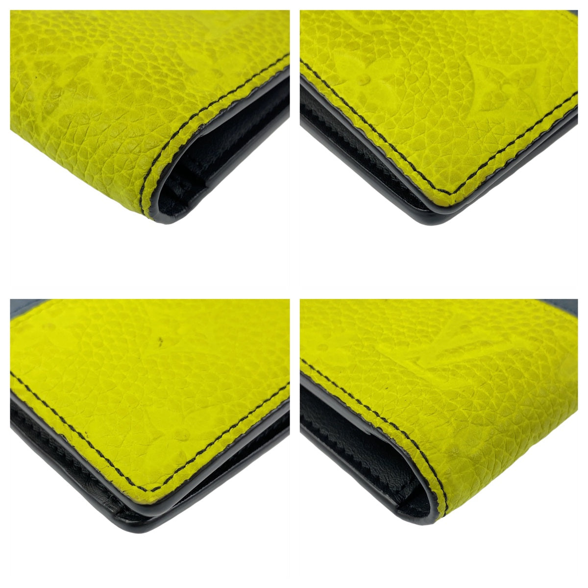11454
LOUIS VUITTON ルイヴィトン トリヨン ポルトフォイユ ブラザ ブルー イエロー シルバー金具 レザー M81440 長財布 ロングウォレット  メンズ