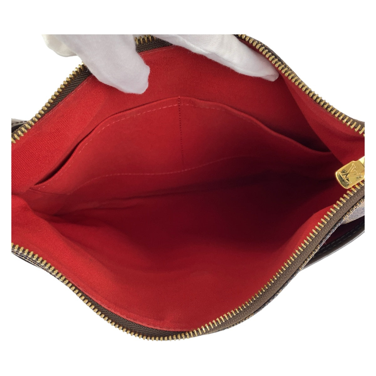 111461
LOUIS VUITTON ルイヴィトン ダミエ ブルームズベリPM ブラウン ゴールド金具 PVC N42251 斜め掛け ショルダーバッグ  レディース