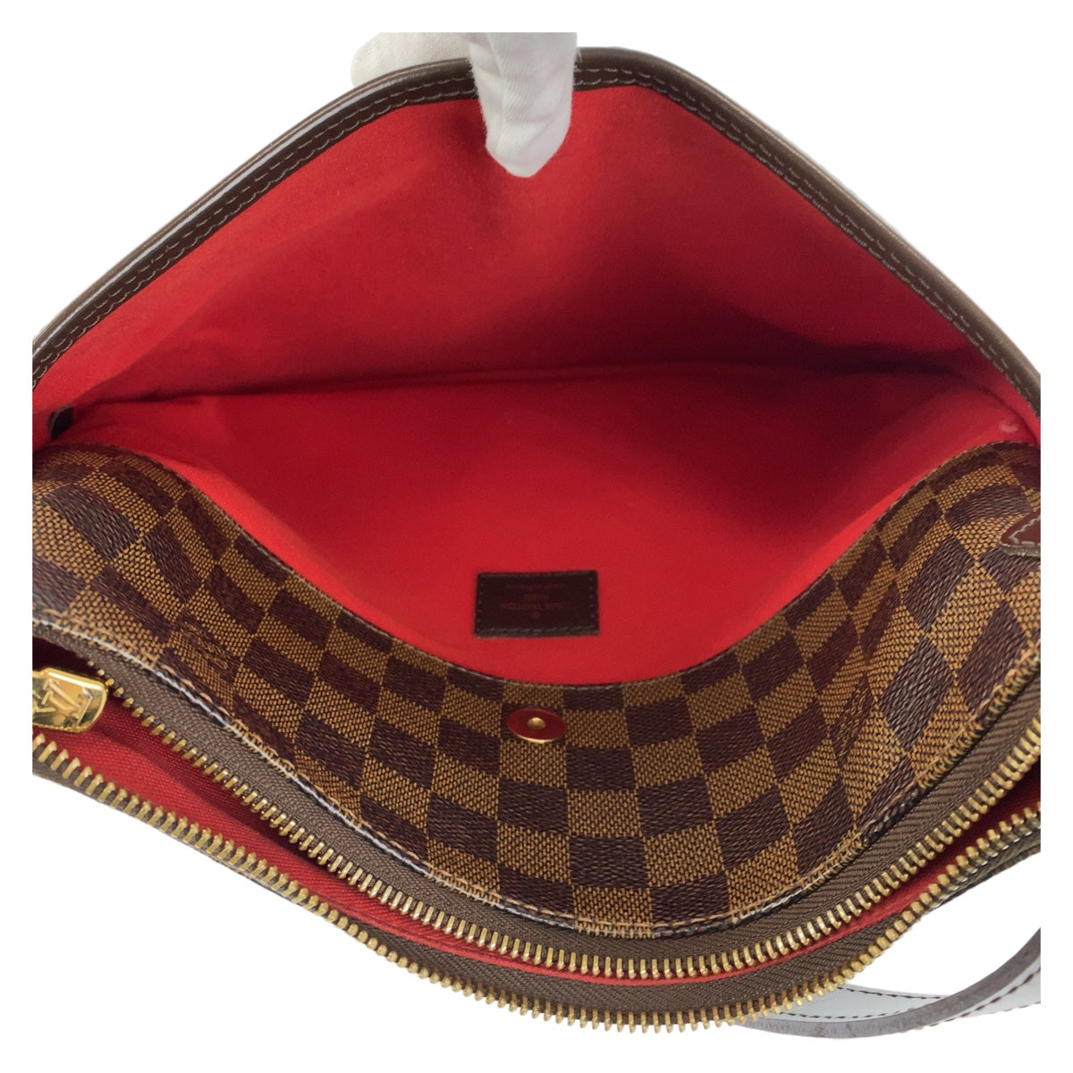 111461
LOUIS VUITTON ルイヴィトン ダミエ ブルームズベリPM ブラウン ゴールド金具 PVC N42251 斜め掛け ショルダーバッグ  レディース