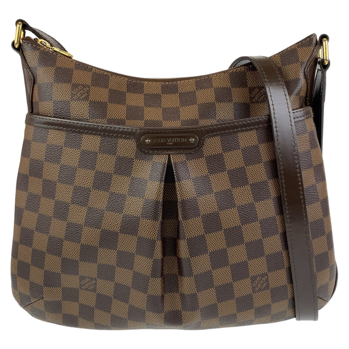 111461
LOUIS VUITTON ルイヴィトン ダミエ ブルームズベリPM ブラウン ゴールド金具 PVC N42251 斜め掛け ショルダーバッグ  レディース