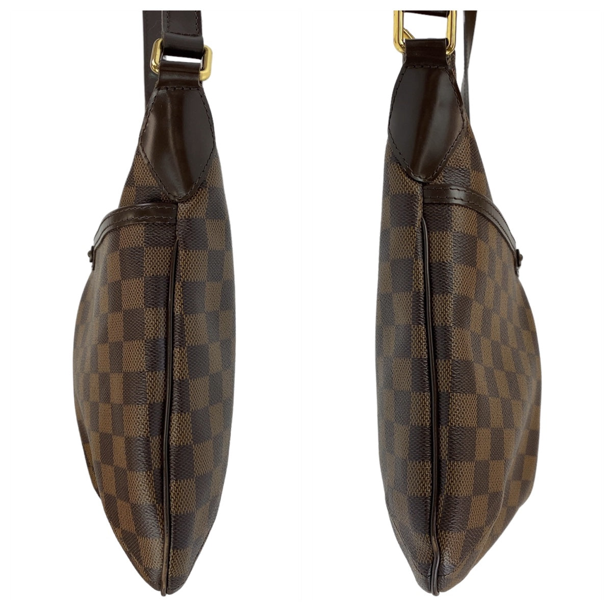 111461
LOUIS VUITTON ルイヴィトン ダミエ ブルームズベリPM ブラウン ゴールド金具 PVC N42251 斜め掛け ショルダーバッグ  レディース