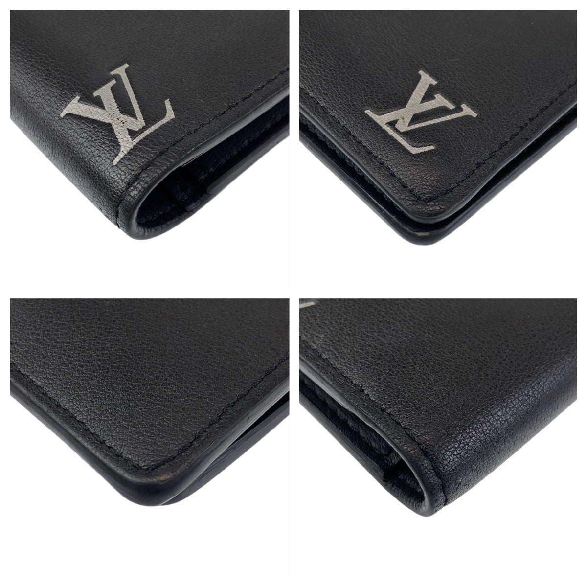 11464
LOUIS VUITTON ルイヴィトン ブラゾン ポルトフォイユ ブラザ ブラック 黒 シルバー金具 レザー M83190 長財布 ロングウォレット  メンズ ABP52
