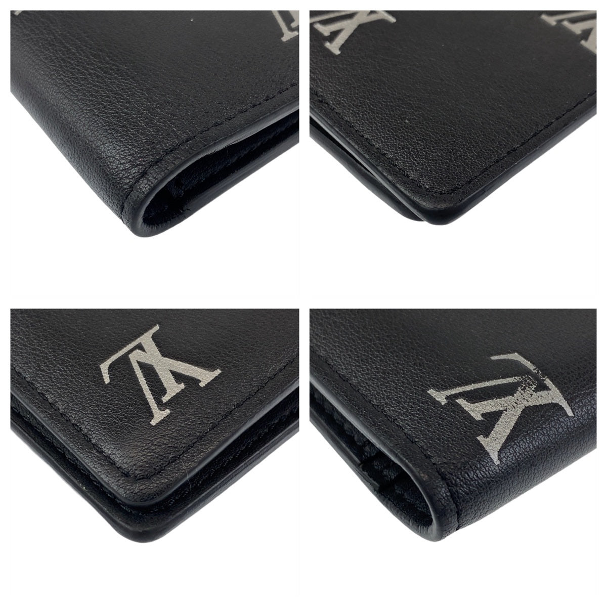 11464
LOUIS VUITTON ルイヴィトン ブラゾン ポルトフォイユ ブラザ ブラック 黒 シルバー金具 レザー M83190 長財布 ロングウォレット  メンズ ABP52