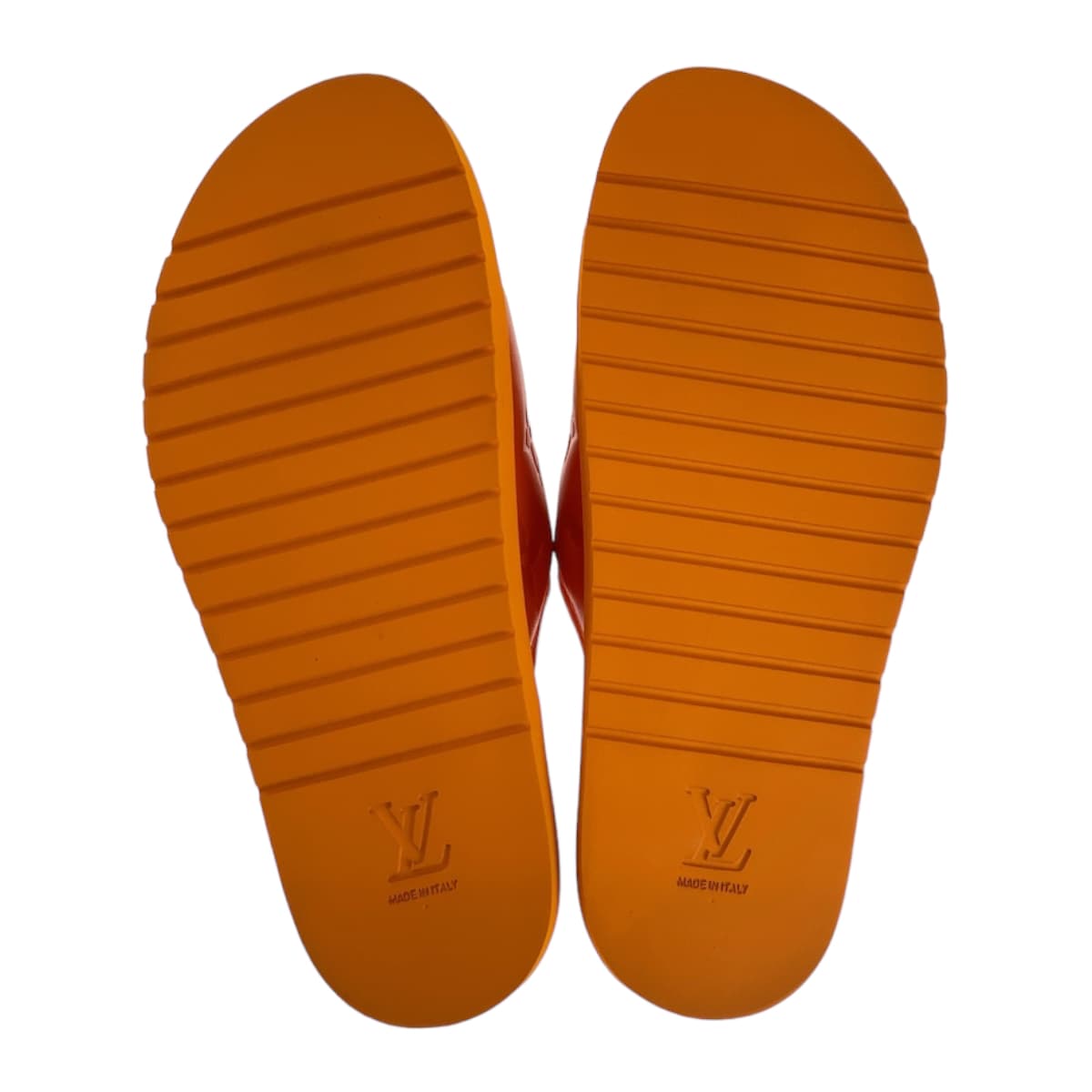 11473
LOUIS VUITTON ルイヴィトン モノグラム マイアミ ライン ミュール オレンジ ラバー / レザー サンダル  メンズ