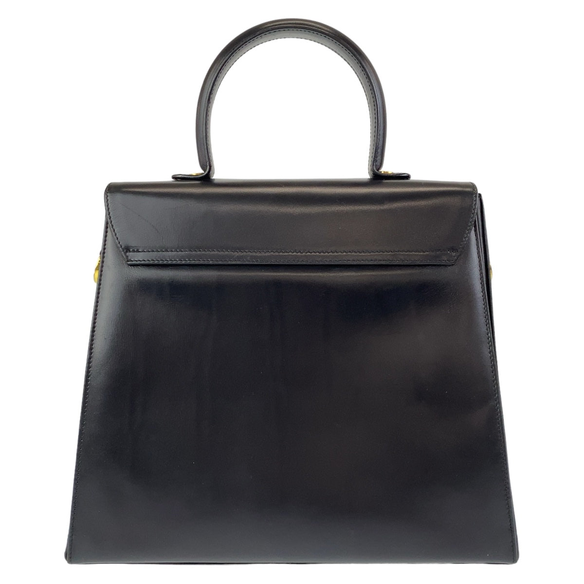 11476
Salvatore Ferragamo サルヴァトーレフェラガモ ガンチーニ ブラック 黒 ゴールド金具 レザー ハンドバッグ  レディース
