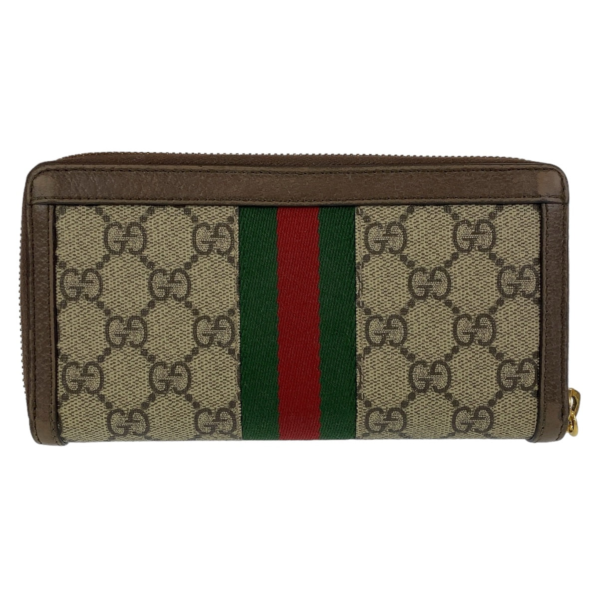 GUCCI グッチ オフィディア シェリーライン ベージュ ブラウン ゴールド金具 GGスプリームキャンバス 523154 長財布 ロングウォレット  レディース