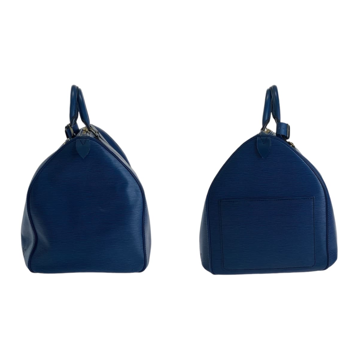 LOUIS VUITTON ルイヴィトン エピ キーポル55 ブルー ゴールド金具 レザー M42955 ボストンバッグ ハンドバッグ 男女兼用  メンズ