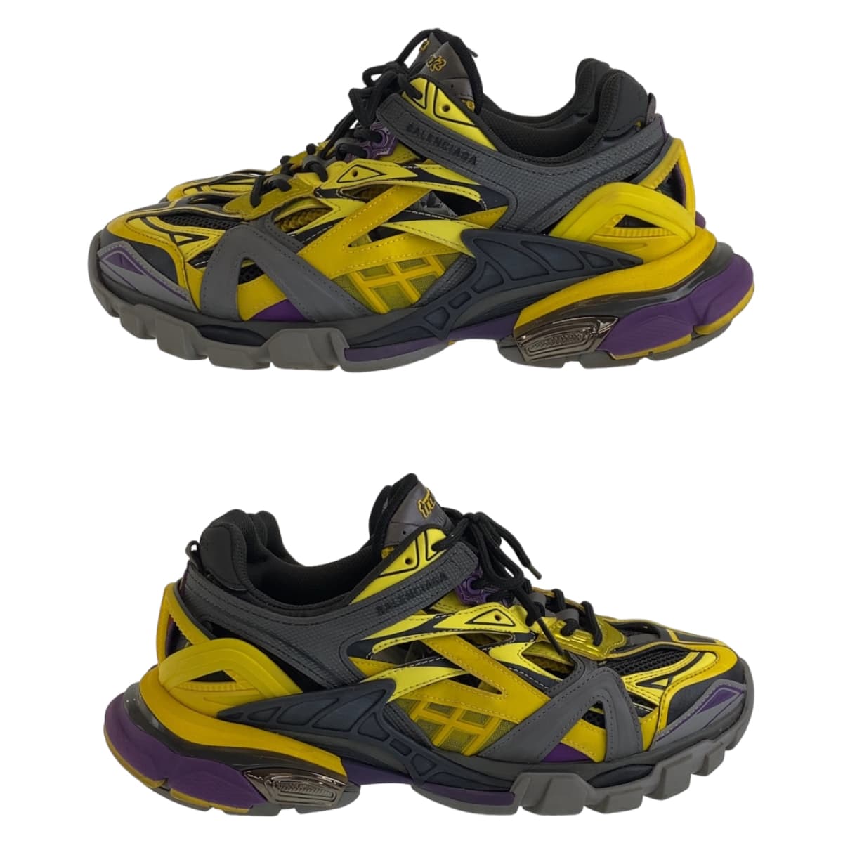 BALENCIAGA バレンシアガ track2 イエロー マルチカラー ラバー / ポリエステル 568614 スニーカー ローカット  メンズ