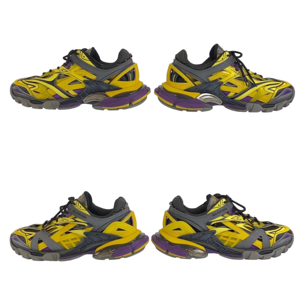 BALENCIAGA バレンシアガ track2 イエロー マルチカラー ラバー / ポリエステル 568614 スニーカー ローカット  メンズ