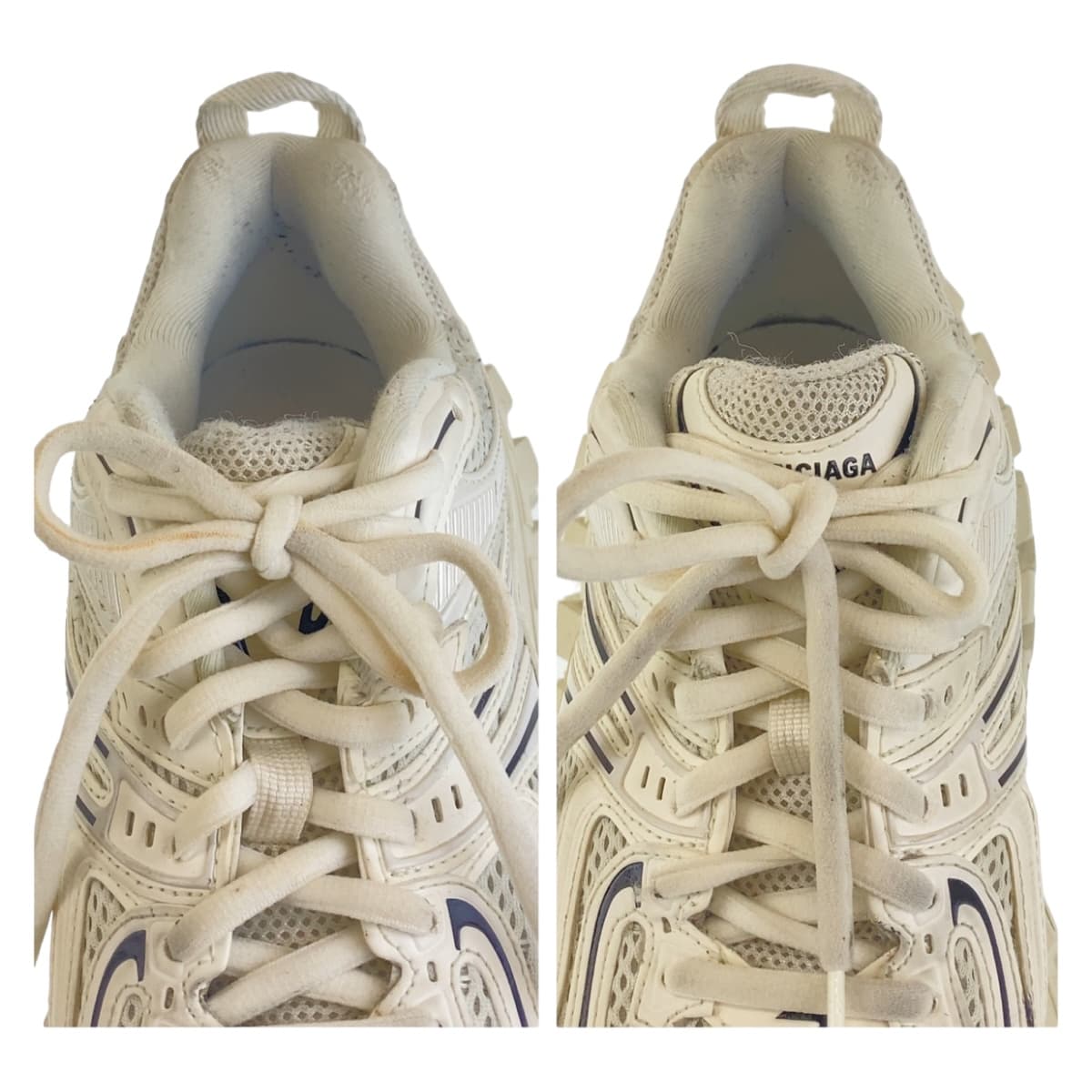BALENCIAGA バレンシアガ ディフェンダー バウンサー サイズ表記7/26.5cm ホワイト ブラック 黒 コットン / ラバー 685613 メッシュ ローカットスニーカー  メンズ